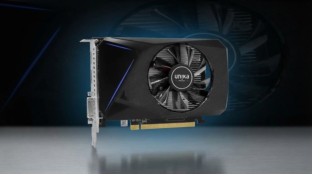 Card màn hình AMD UNIKA Radeon RX 560 4GB GDDR5 V2 Black | 128-bit, 1176MHz, 3 cổng xuất hình