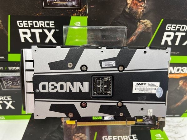 Card màn hình NVIDIA GeForce RTX 2060 INNO3D cũ | 6GB GDDR6, 1920 CUDA, nguồn đề nghị 550W