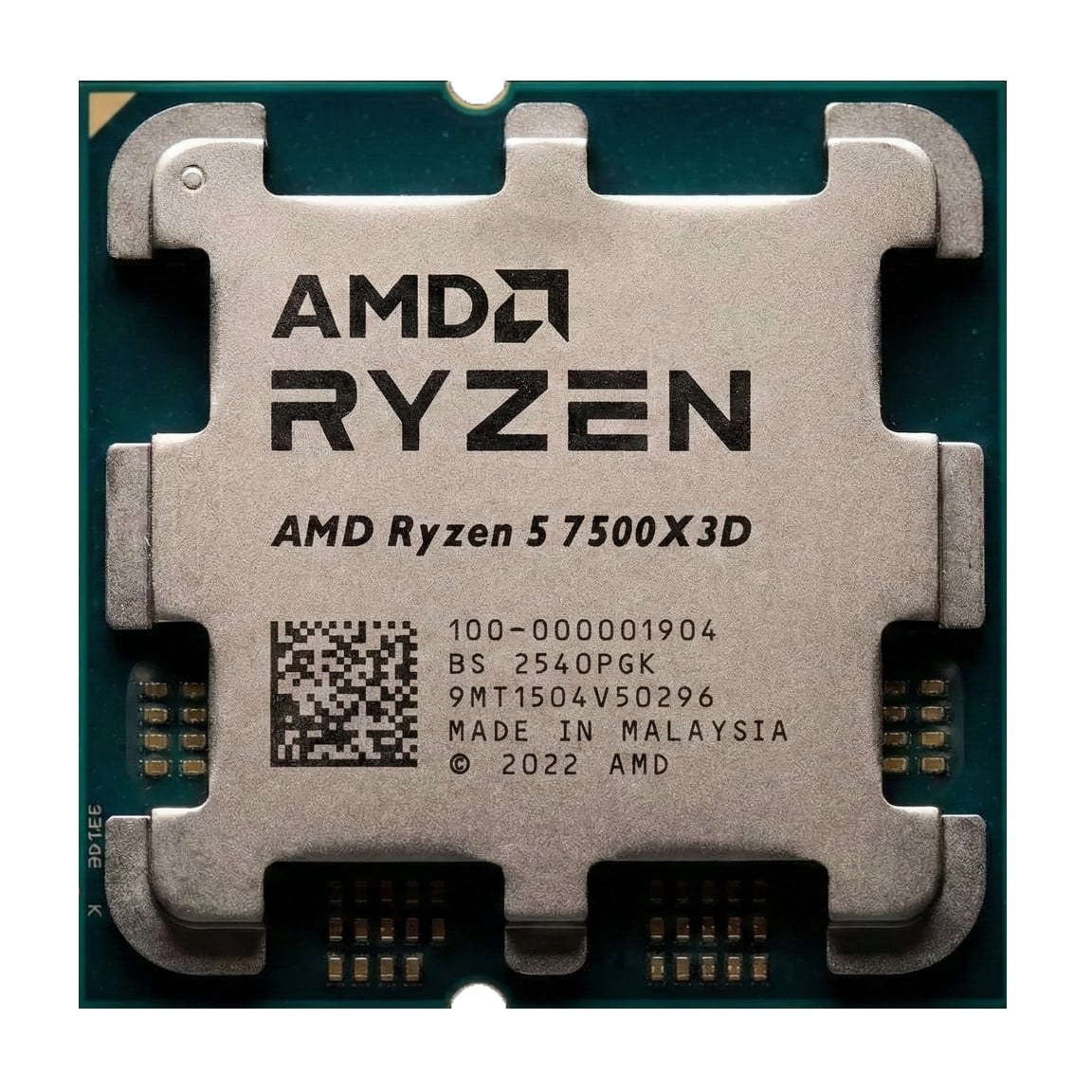 CPU AMD Ryzen 5 7500X3D | AM5, 6 Nhân/12 Luồng, Max 4.5 GHz | No Box (100-000001904)