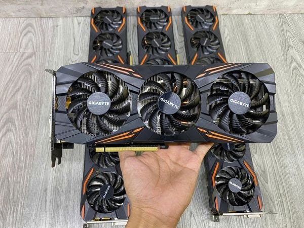Card màn hình NVIDIA GeForce GTX 1080 GIGABYTE Gaming cũ | 8GB GDDR5X, 2560 CUDA, nguồn đề nghị 500W