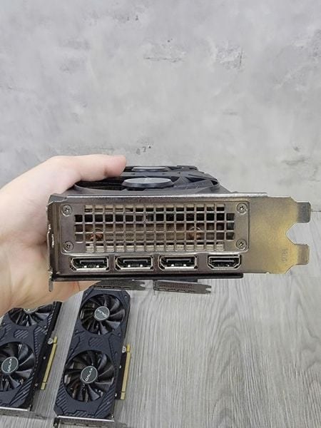 Card màn hình NVIDIA GeForce RTX 3060 Ti GALAX cũ | 8GB GDDR6, 4864 CUDA, 550W