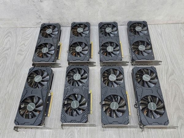 Card màn hình NVIDIA GeForce RTX 3060 Ti GALAX cũ | 8GB GDDR6, 4864 CUDA, 550W