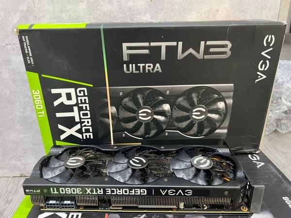 Card màn hình EVGA GeForce RTX 3060 Ti FTW3 ULTRA GAMING QSD | 8GB GDDR6, 256-bit, nguồn đề nghị 600W