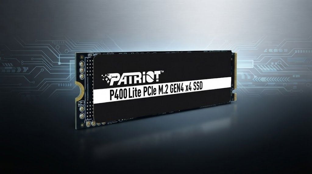 Ổ cứng SSD Patriot P400 Lite 1TB | PCIe Gen4 x4 NVMe, M.2 2280 (P400LP1KGM28H)