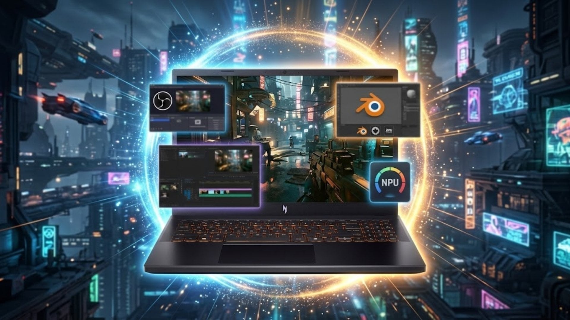 Laptop gaming Acer Nitro ProPanel ANV15-52-72BM - Mở rộng đáng kể giới hạn xử lý đa nhiệm hiện đại