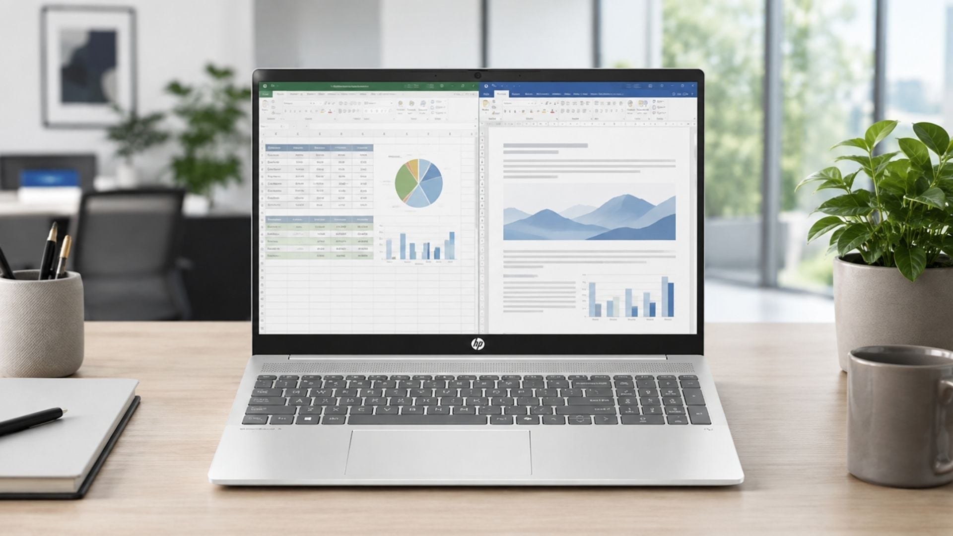 Màn hình của laptop HP có kích thước 16 inch WUXGA 1920 x 1200 sử dụng tỷ lệ 16:10