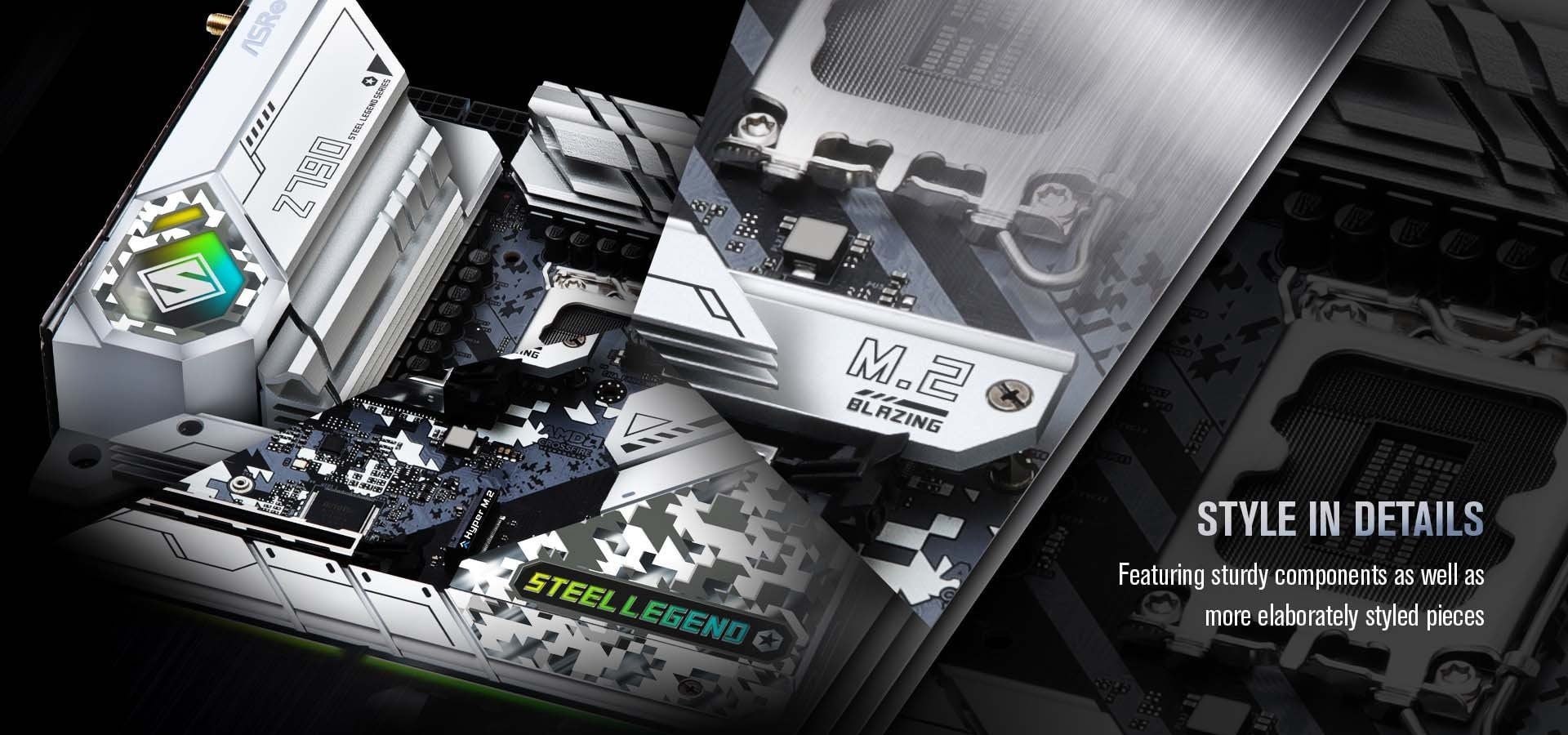 Mainboard ASRock Z790 Steel Legend Wifi DDR5 | LGA 1700, ATX, 4 khe RAM