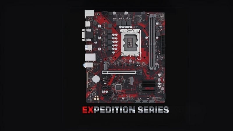 Mainboard ASUS EX-B760M-V5 được trang bị 2 khe cắm M.2 hỗ trợ cả SSD PCIe 4.0