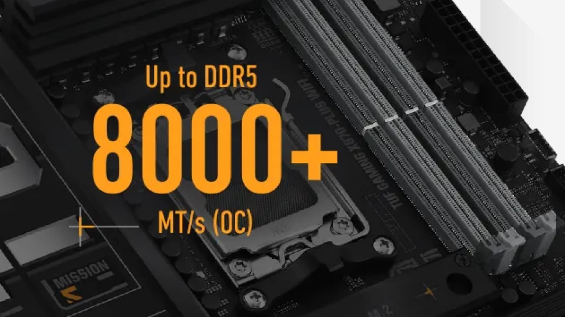 ASUS TUF Gaming X870-PLUS WiFi - Hiệu suất ép xung DRAM