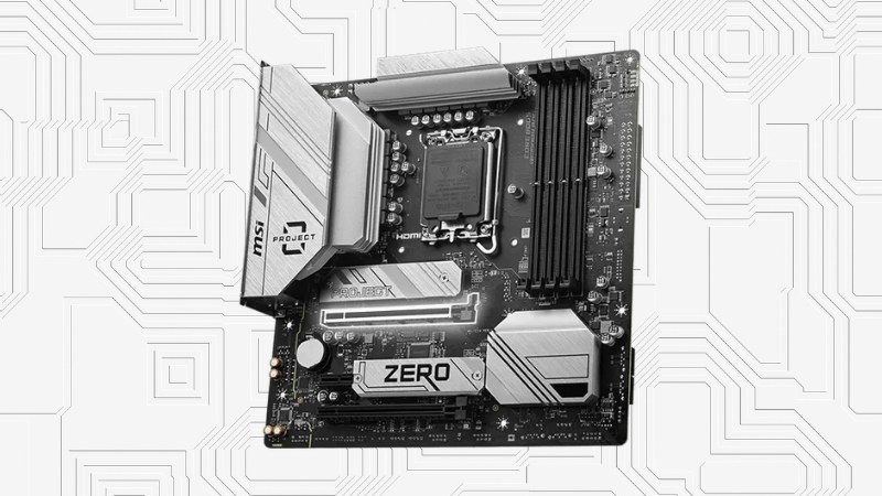 Mainboard MSI B760M Project Zero được trang bị chipset Intel B760