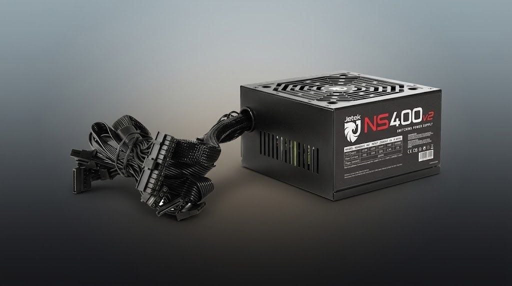 Nguồn máy tính Jetek NS400 V2 | 250W, ATX, Non Modular