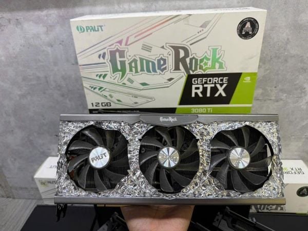 Card màn hình Palit RTX3080Ti GAMEROCK 12GB 3 Fan (Cũ) | Full Box