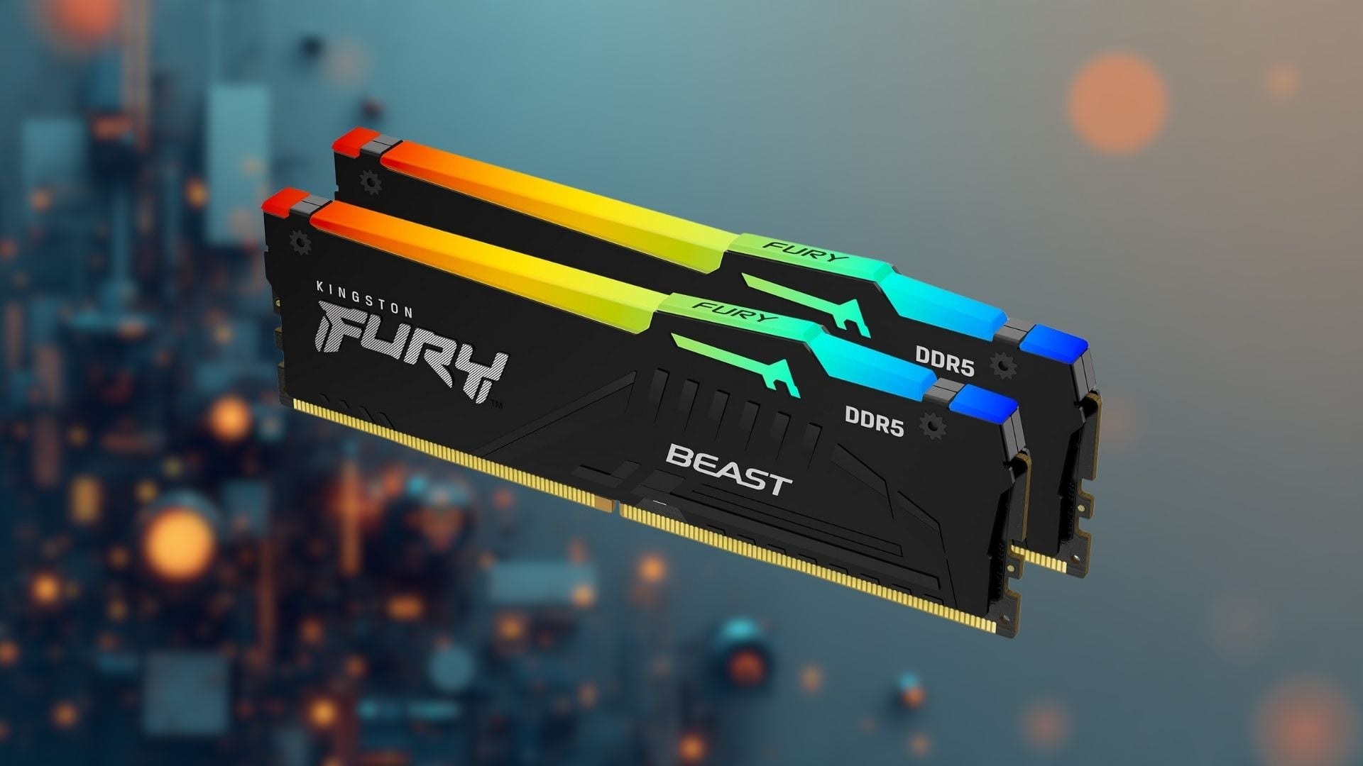 RAM DDR5 64G Kingston Fury Beast 5600MHz Black - Dung lượng 64GB mạnh mẽ