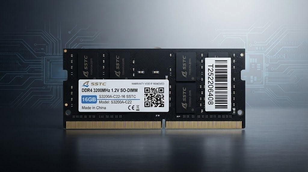 RAM Laptop SSTC 16GB DDR4 | (1x16GB), 3200MHz