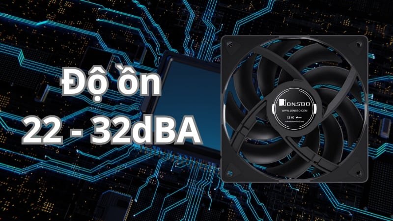 Tản nhiệt khí CPU Jonsbo CR-1000 EVO Black được thiết kế với độ ồn thấp