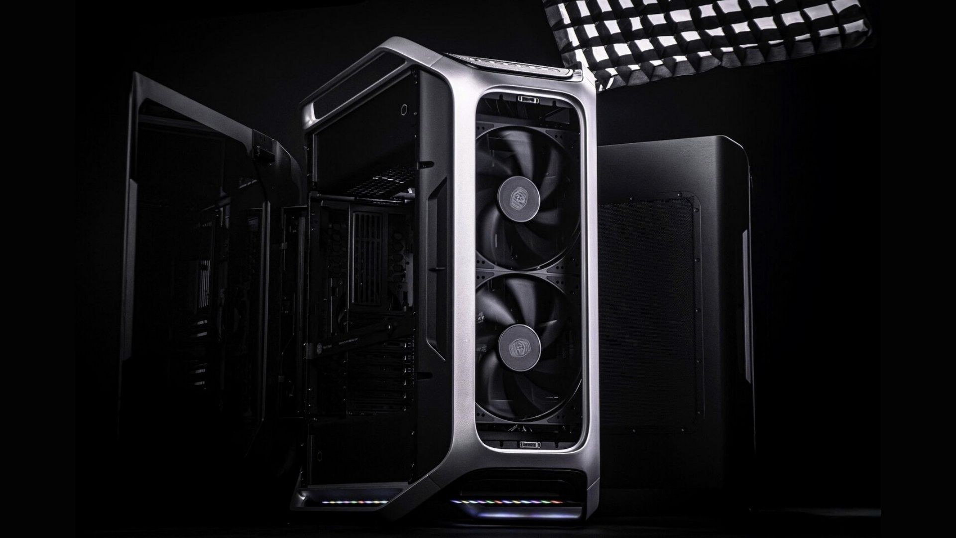 Case Cooler Master Cosmos Alpha Đen - Hỗ trợ tối đa hệ thống tản nhiệt lớn