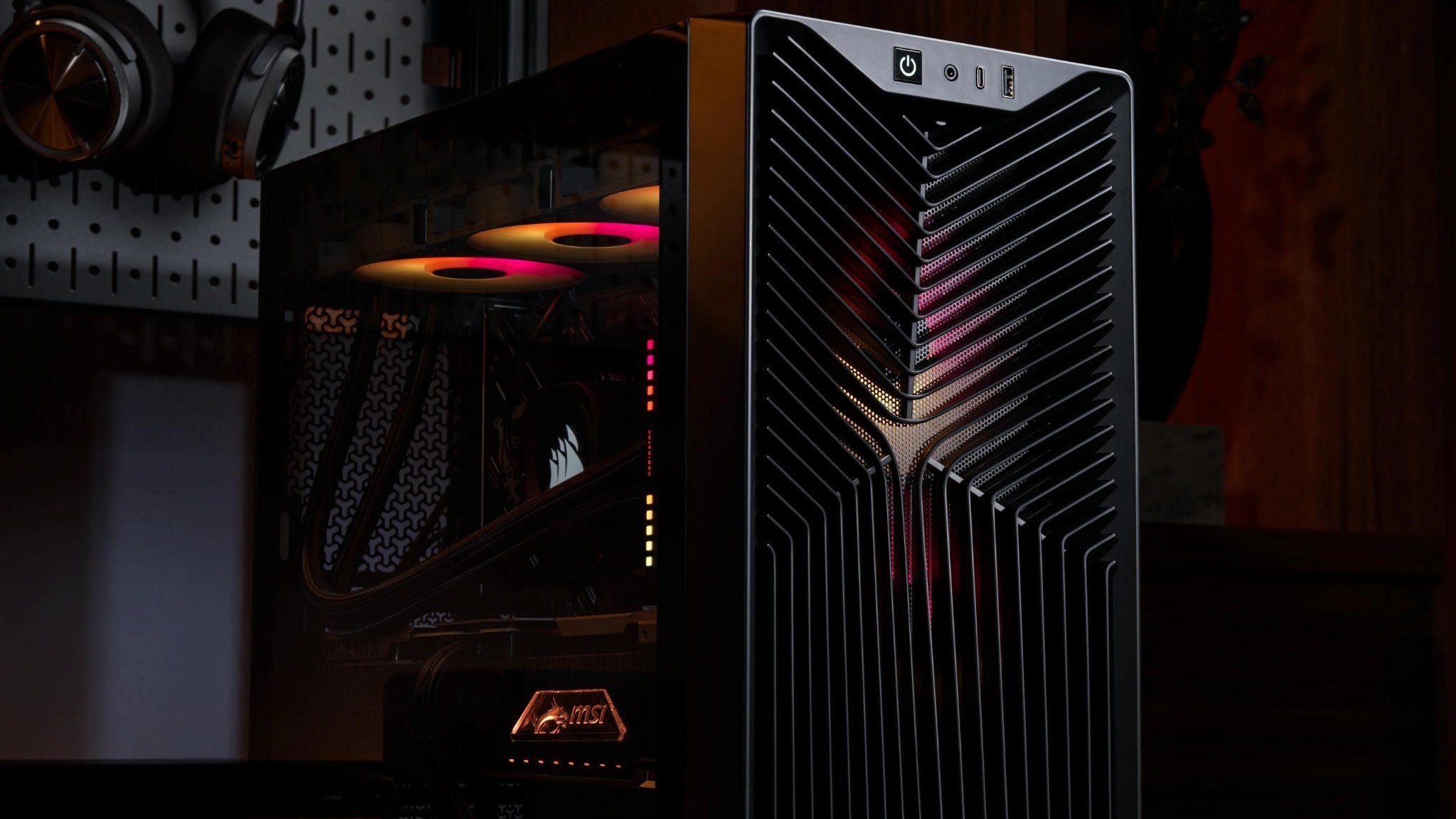 Case Corsair 3200D RS ARGB Mid-Tower - Không gian lắp ráp hiện đại với hiệu ứng ARGB nổi bật