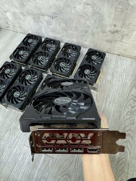 Card màn hình NVIDIA GeForce RTX 3070 Ti GALAX cũ | 8GB GDDR6, 6144 CUDA, 750W