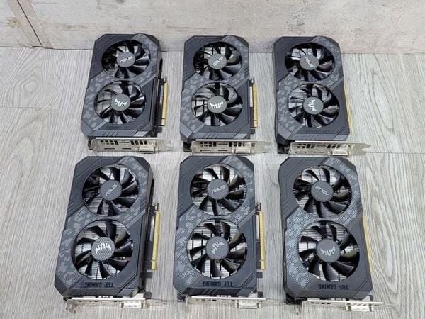 Card màn hình NVIDIA GeForce GTX 1660 Ti ASUS TUF Gaming cũ | 6GB GDDR6, 1536 CUDA, 450W
