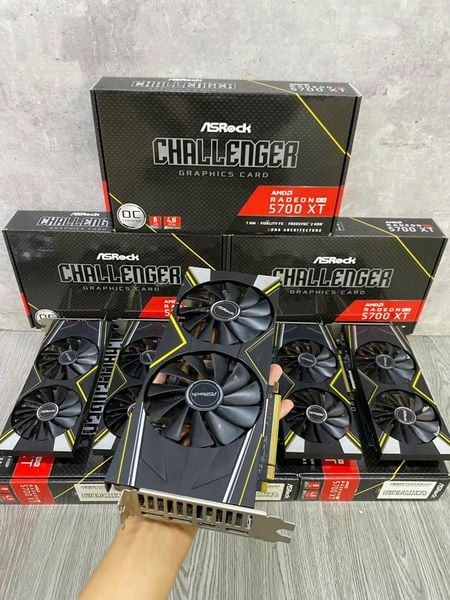 Card màn hình AMD ASRock RX 5700XT CHALLENGER D 8GB OC 2 FAN QSD