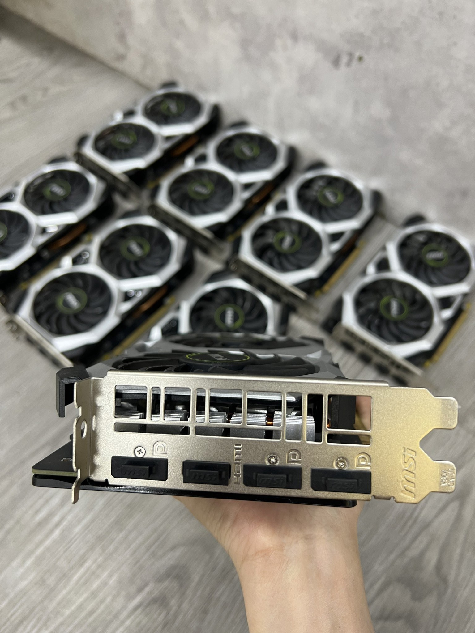Card màn hình NVIDIA GeForce GTX 1660 Super MSI Ventus XS OC cũ | 6GB GDDR6, 1408 CUDA, 450W