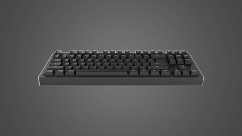 Bàn phím DareU EK87L V2 kết nối dây USB, đảm bảo tốc độ truyền tín hiệu ổn định