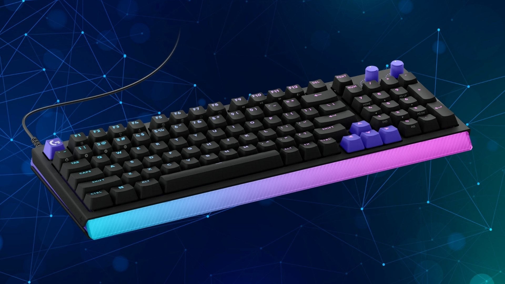 Bàn phím cơ Gaming Logitech G512 X 75 TMR Black Tactile - Thiết kế đẹp mắt