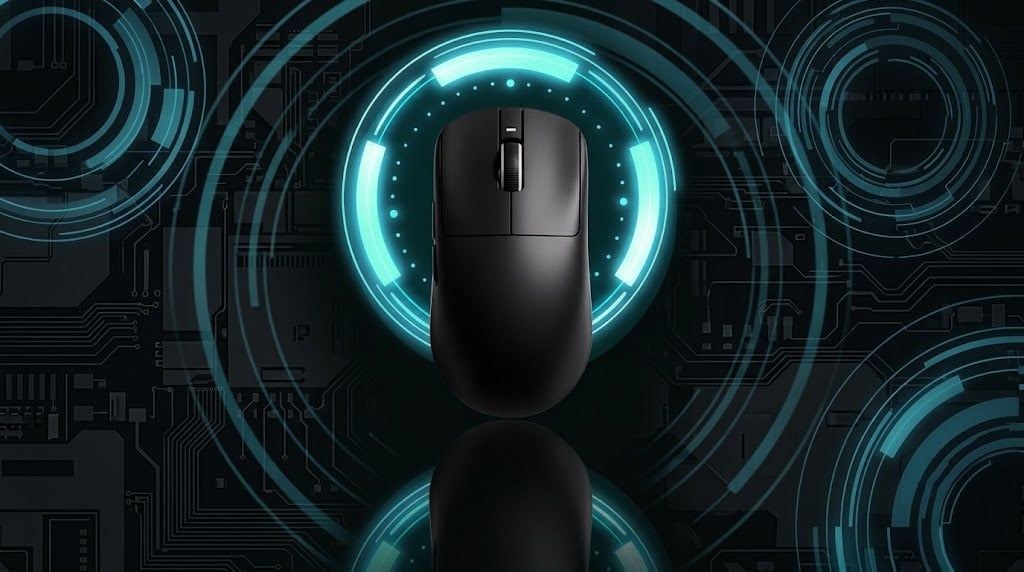 Chuột Gaming ATK VXE Dragonfly R1S Nearlink Black | Không dây 3 Mode, 55g, Bluetooth, 2.4G