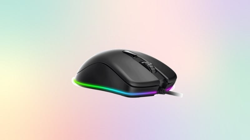 DareU EM908X được trang bị cảm biến quang học với độ phân giải tối đa 6400 DPI