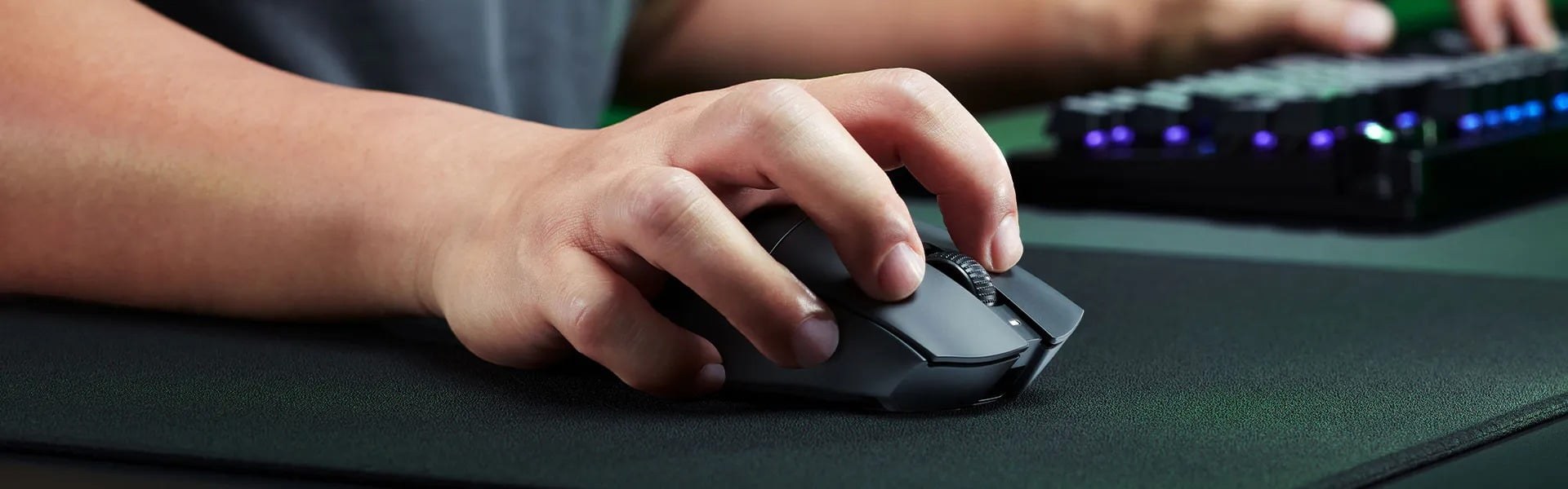 Chuột gaming Razer DeathAdder V3 HyperSpeed | Wireless 2.4Ghz, 26000 DPI, 55g, Đen