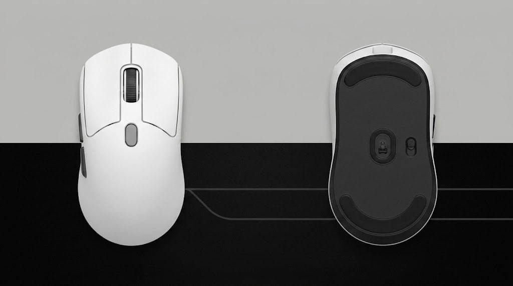 Chuột Gaming Shipadoo A7 Pin Sạc White | Không dây, 6 nút, 3600 DPI, Pin sạc 300mAh, Trắng