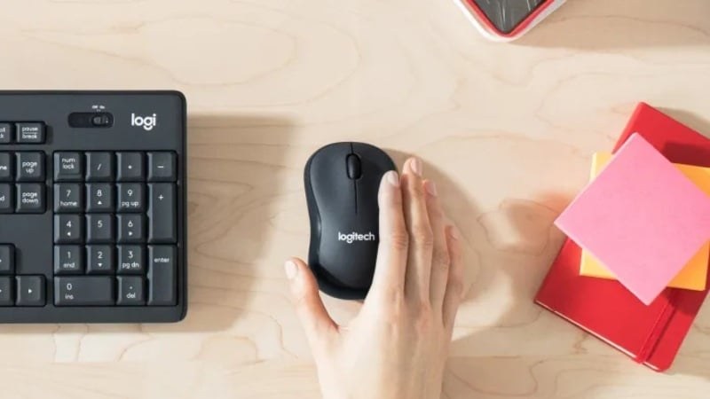 Chuột không dây Logitech M221 (Đen)