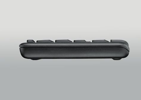 Combo bàn phím chuột không dây Logitech MK220 | 2.4GHz, màu đen