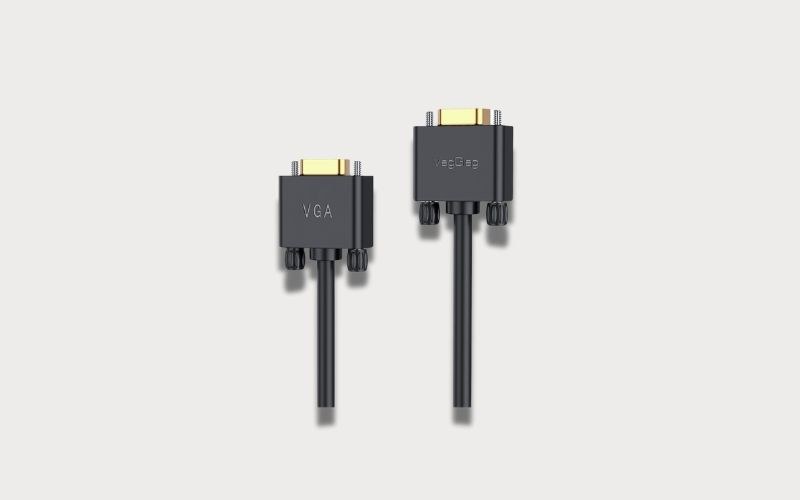 Dây VGA VEGGIEG V-V101 sử dụng chuẩn kết nối VGA truyền thống