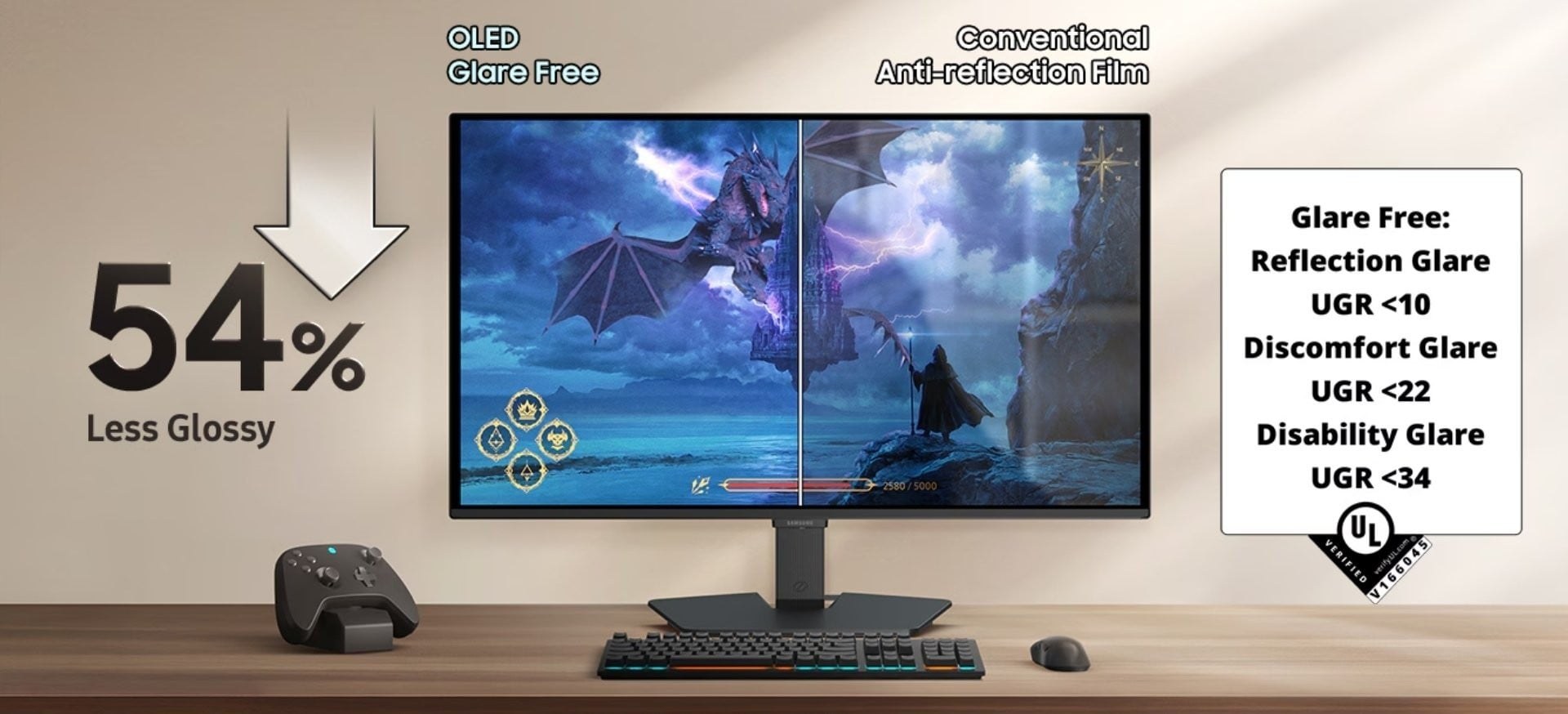 Màn hình Gaming Samsung Odyssey G5 G50SF LS27FG502SEXXV - Glare Free