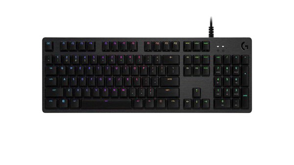 Bàn phím cơ Logitech G512 Carbon GX Blue Clicky Switch (Đen)