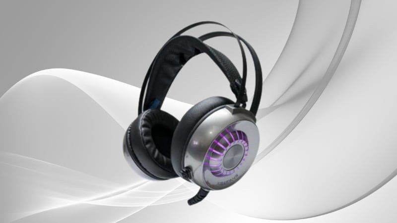 Xiberia V15 7.1 Surround Gaming Led được thiết kế với phong cách hầm hố, đậm chất game thủ