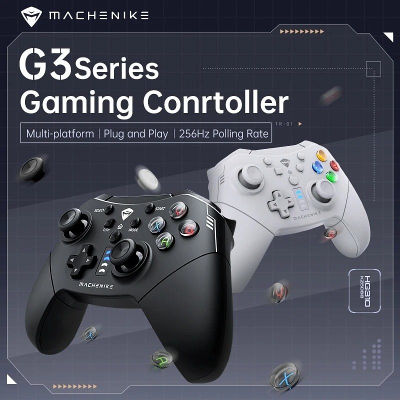 Tay game Machenike G3 v2 - Đen | Tri-mode, kèm dock sạc