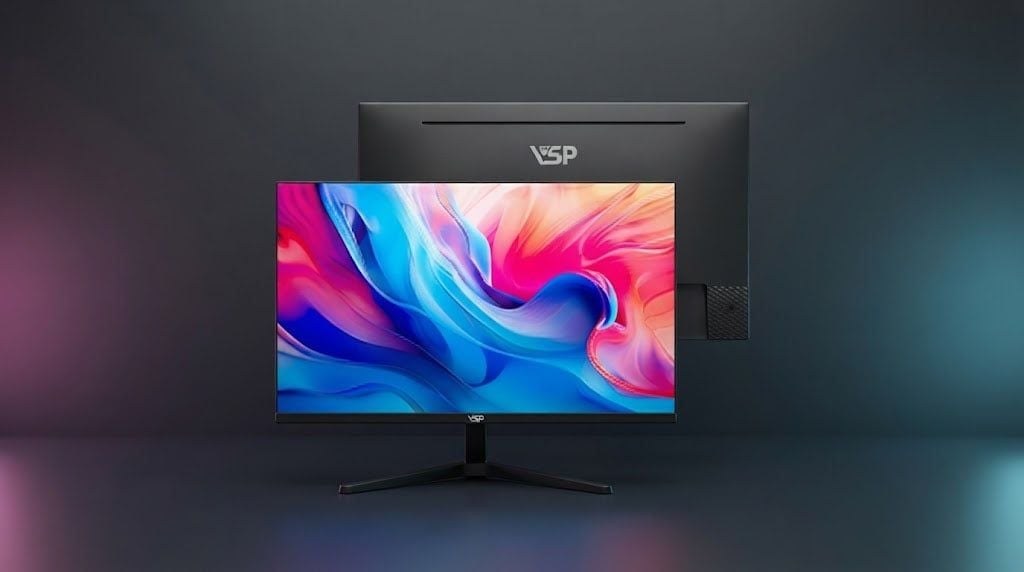 Màn hình Văn phòng VSP IP2404S | 24 inch, Full HD, IPS, 144Hz, 1ms, Đen