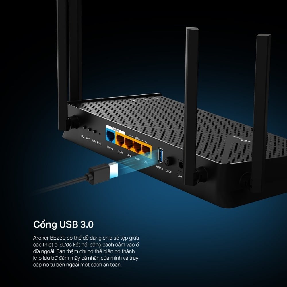 Router Wi-Fi 7 TP-Link Archer BE230