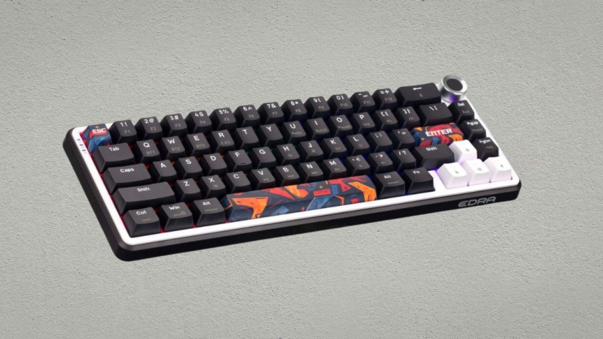Bàn phím cơ gaming E-Dra EK368S không dây Red Switch - Gọn gàng